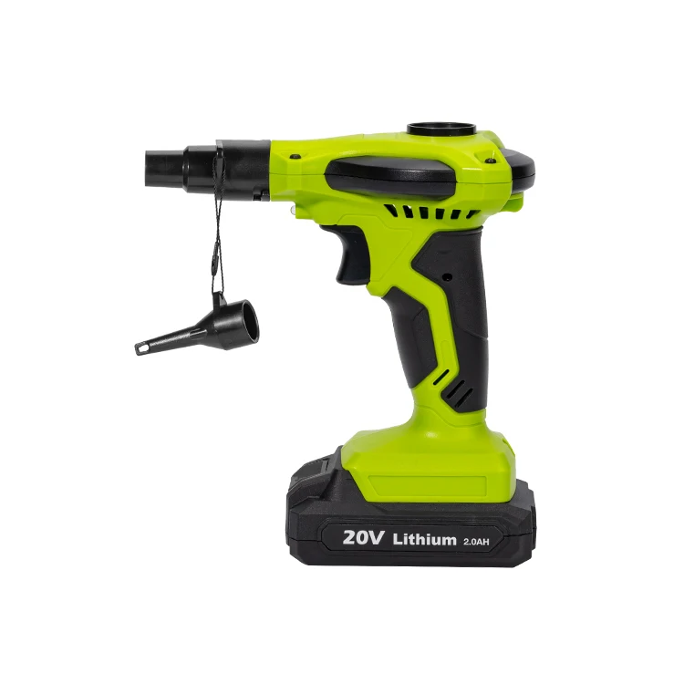 High volume 480l/m 20v lightweight Cordless air blower inflatable Pump air mattress pump include battery