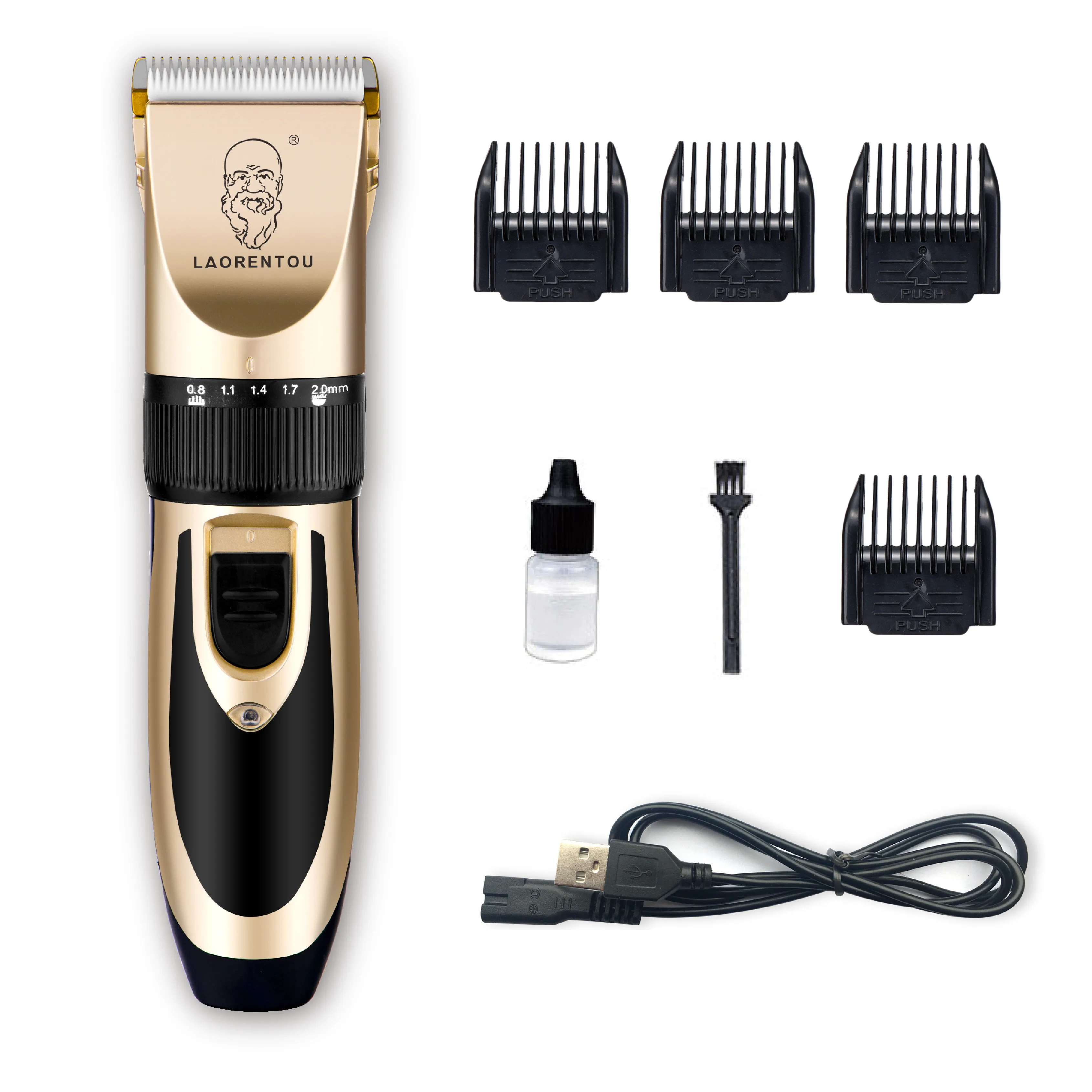 2022 новый стиль Высококачественная Мужская Беспроводная портативная прочная и перезаряжаемая профессиональная машинка для стрижки волос и триммер для дома