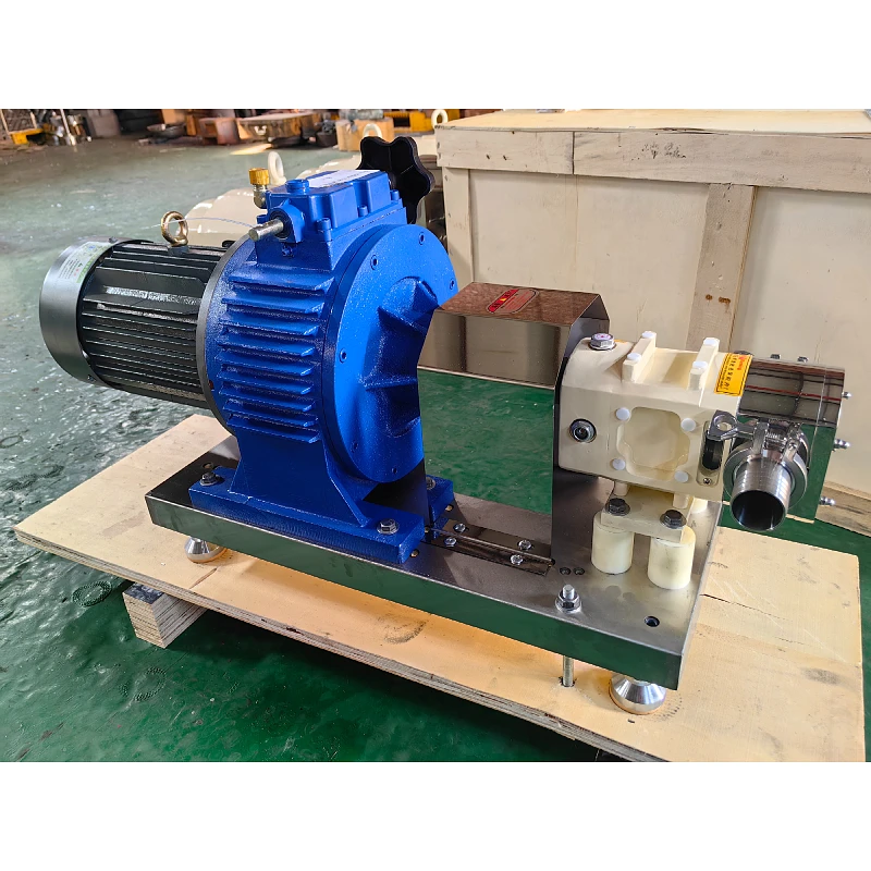 3-2RP Cam Type Double Rotor Pump Screw Food Hygiene  Electric Gear Pump Rotary  Grade Honey Paste