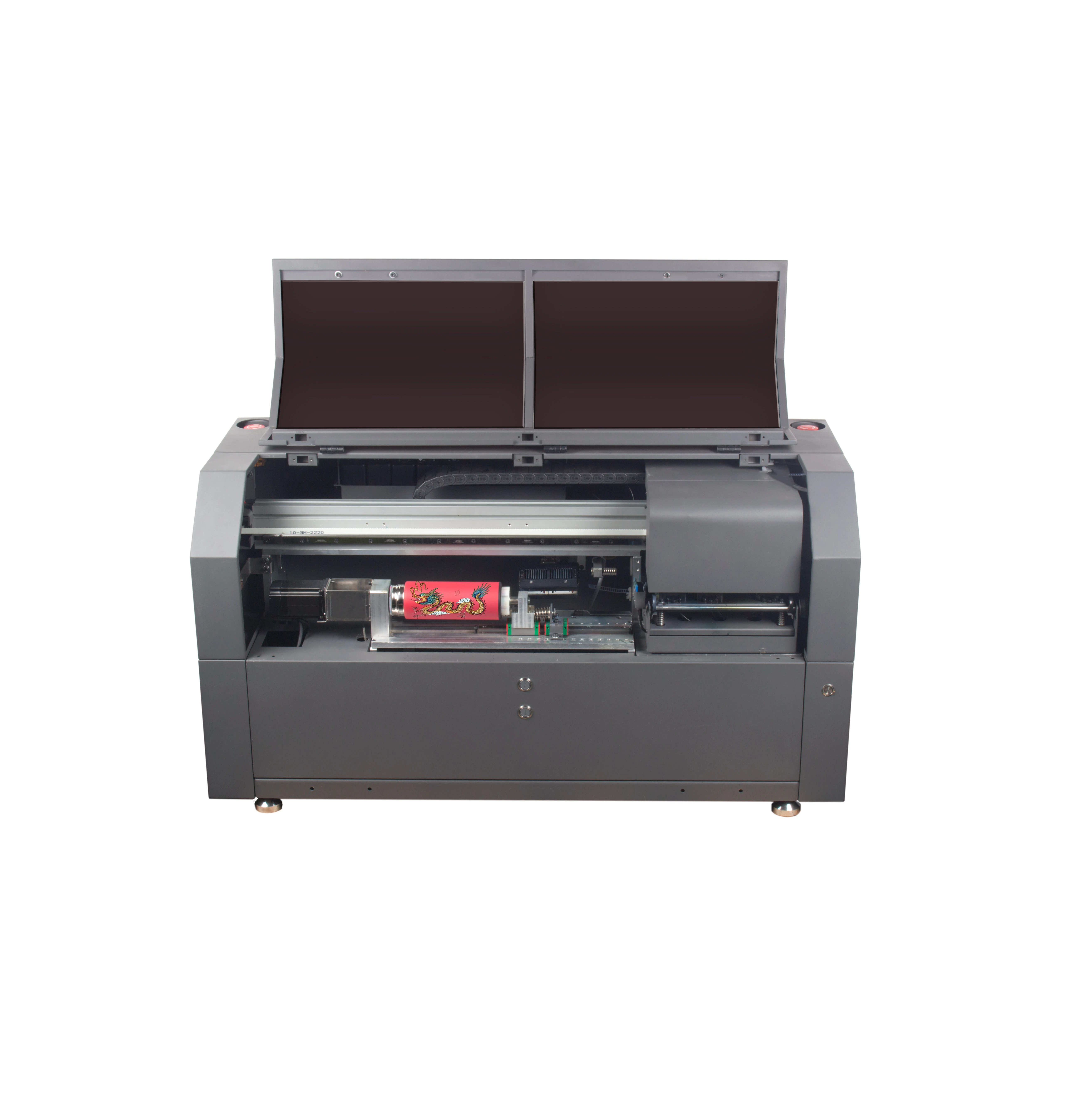 Factory supply attractive price 5 colors digital cylinder uv printer for cans