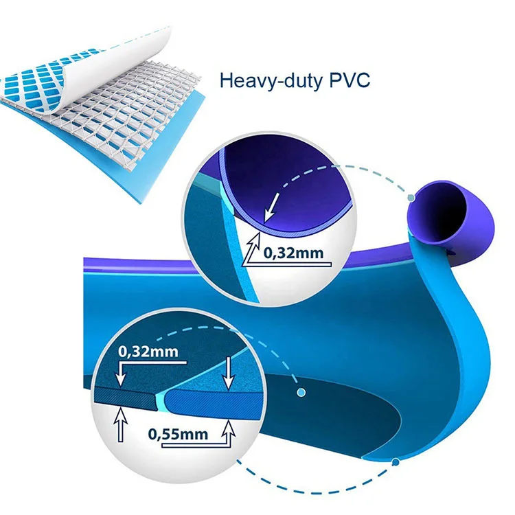 TOP sale Intex 28120 Kids Play Easy Set Rubber Inflatable Above Ground Pool Backyard Garden Round Family Swimming Pool