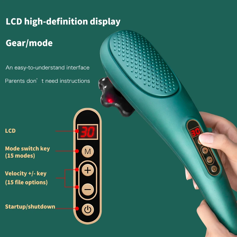 
NEW Other Massage Products Multifunctional Handheld Massage Hammer Electric Body Massager Dolphin Shape 