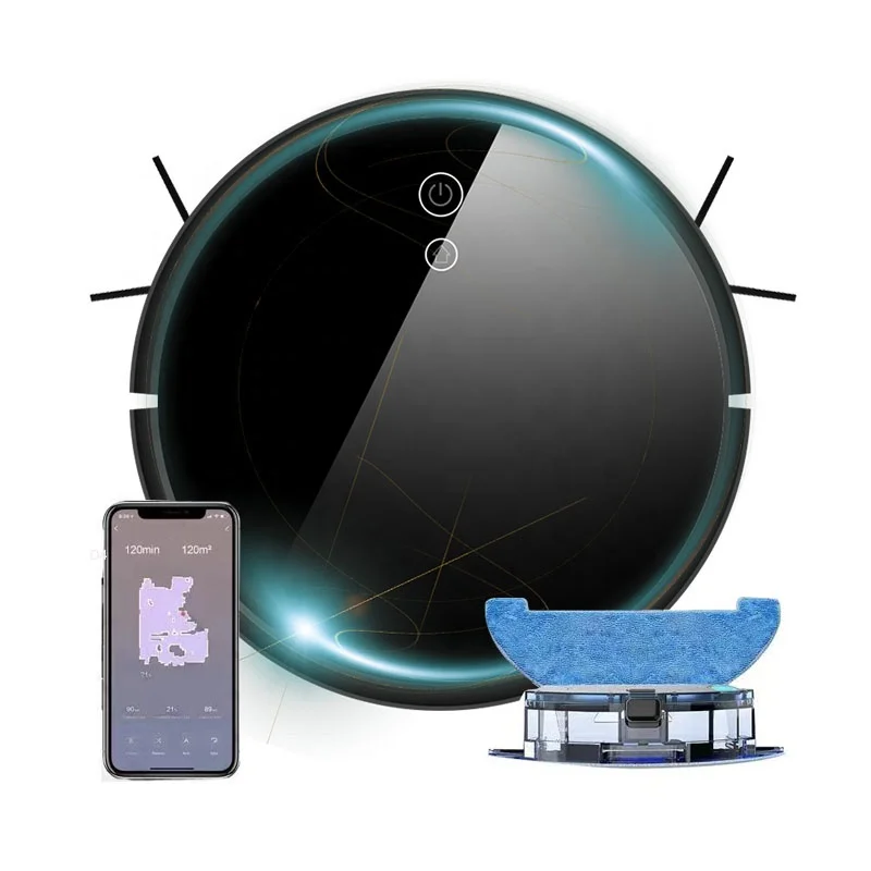 
China Oem High Quality Robotic Sweeper Vacuum Cleaner Rechargable Robot Vacuum Cleaner App Robot Carpet Vacuum Cleaner 