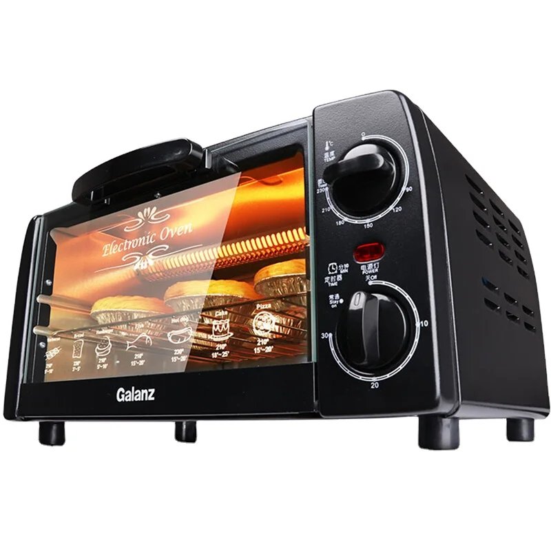
10l Mini Heat Resistant Pp Electric Convection Portable Oven Rotisserie Multifuctional Oven Single Household 1 YEAR Ce 