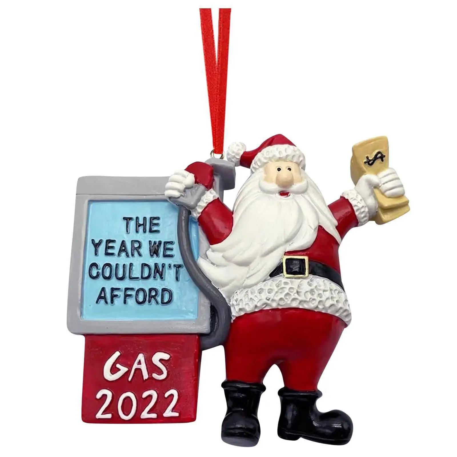 2022 new creative Santa Claus pendant Christmas tree decoration small pendant holiday party scene decoration