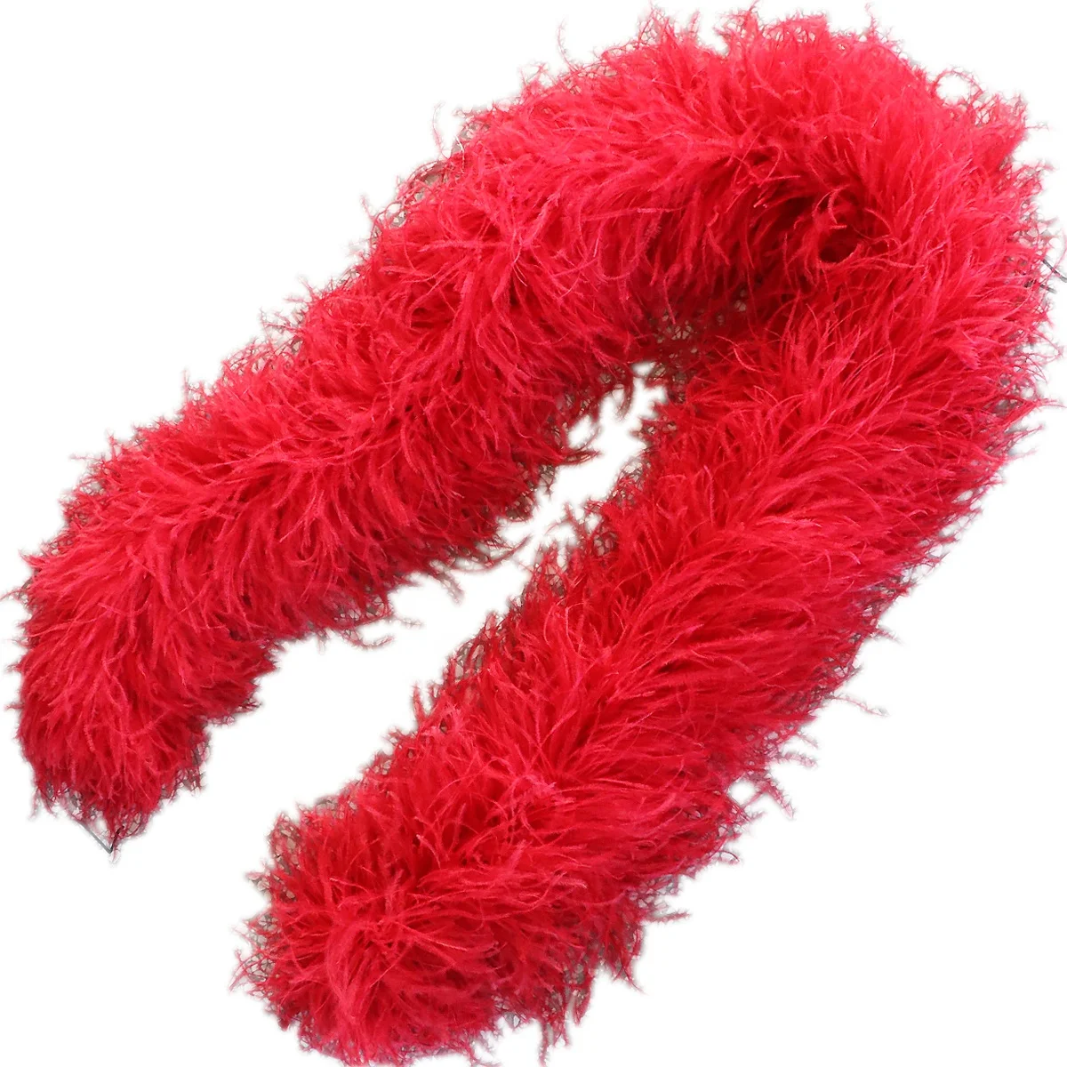 1-30ply Bulk Ostrich Feather Dyed Various Colors Fluffy Qstrich Feathers Boa For Wedding Crafts Stage Costumes