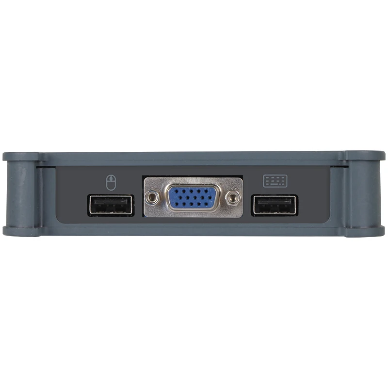 VCOM 2 порта USB Встроенный кабель VGA KVM переключатель внешняя кнопка 1080P для компьютера
