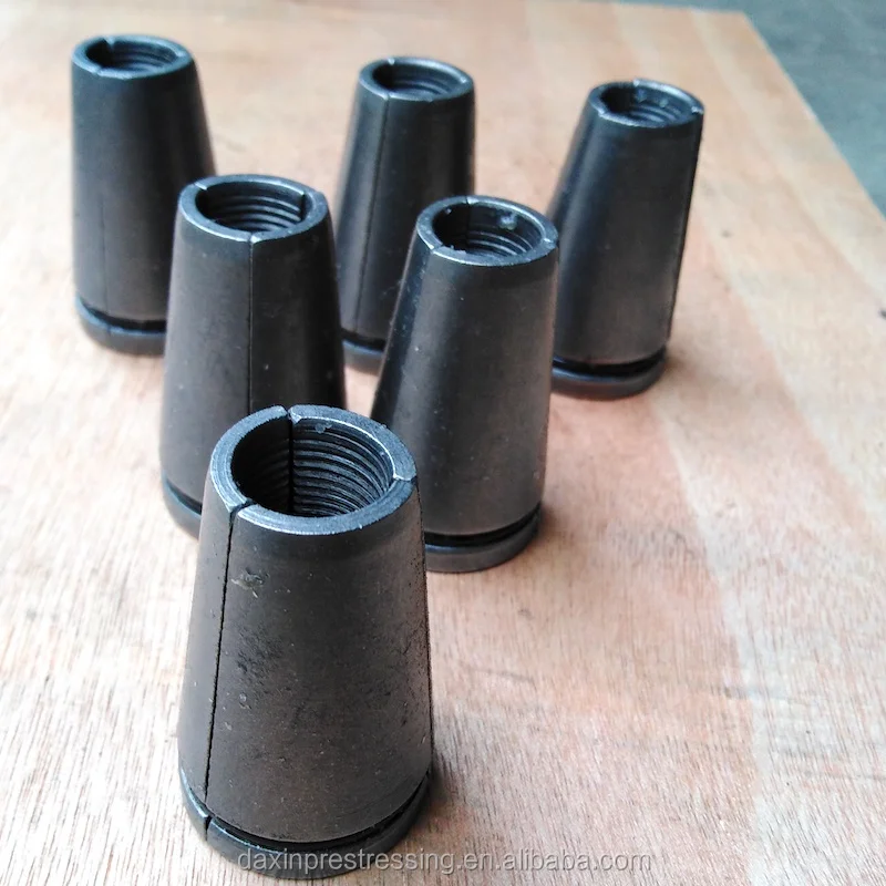 Anti corrosion cable anchor clamp for post tension building material