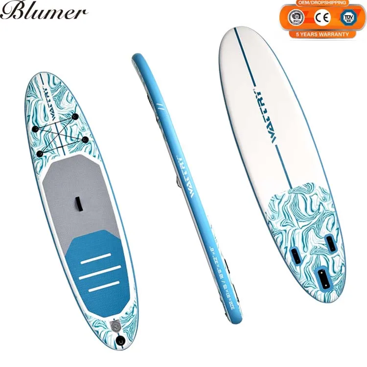 CE  New Design Custom Foldable Inflatable Sup Stand Up Paddle Board ISUP For Sale