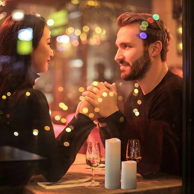 LED Electronic Candle Simulation Plastic Smokeless Cup Wax White Christmas Birthday Wedding Led Pillar Candles