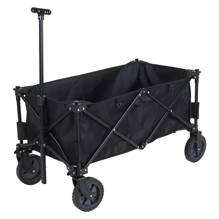 Large Capacity Heavy Duty Beach Cart Camping Shopping Sports Portable Wagon Cart with Wheels Camping Kit