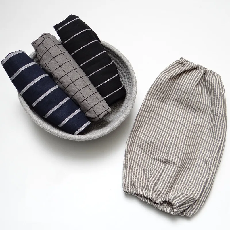 Custom Cotton Linen Oversleeve Antifouling Kitchen Sleeve Covers Office Protective Oversleeve Kitchen Cleaning Oversleeve