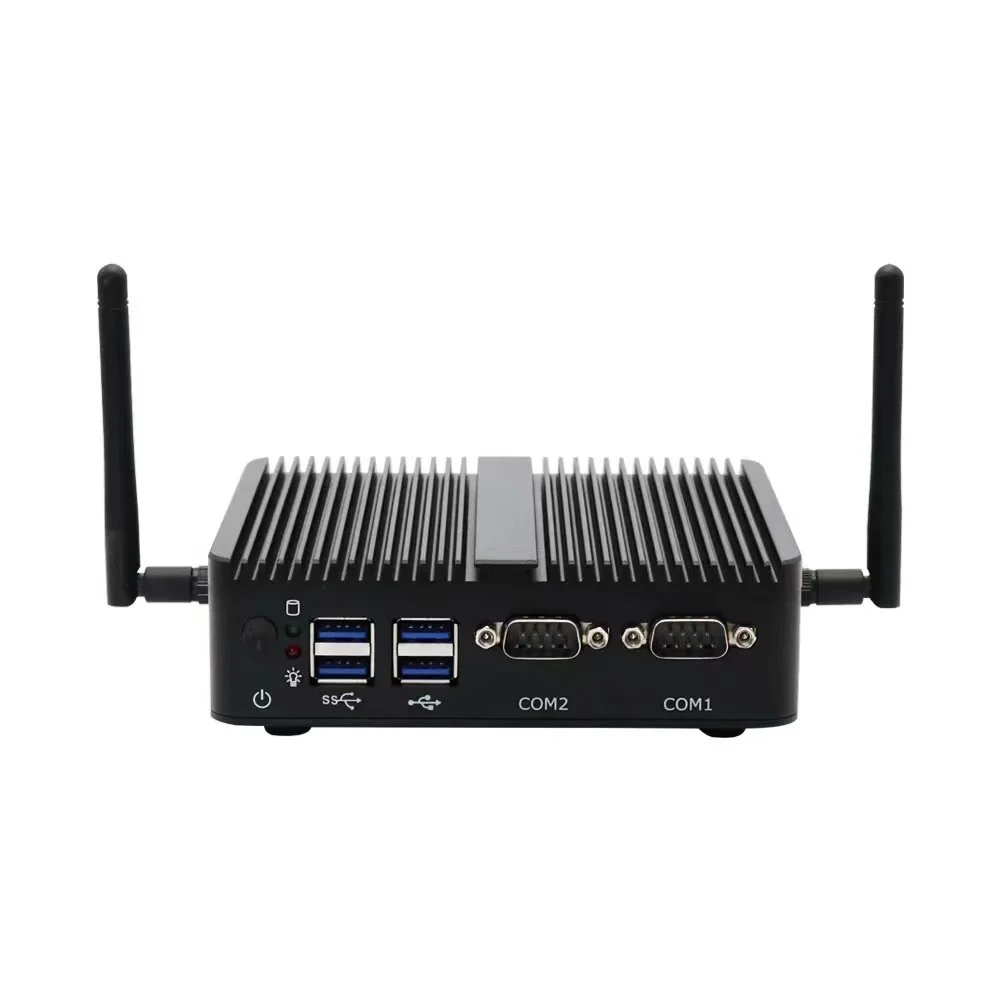 China factory directly sale fanless minipc computer desktop J4125 NUC minipc with Dual RS232 Dual Lan industrial computer
