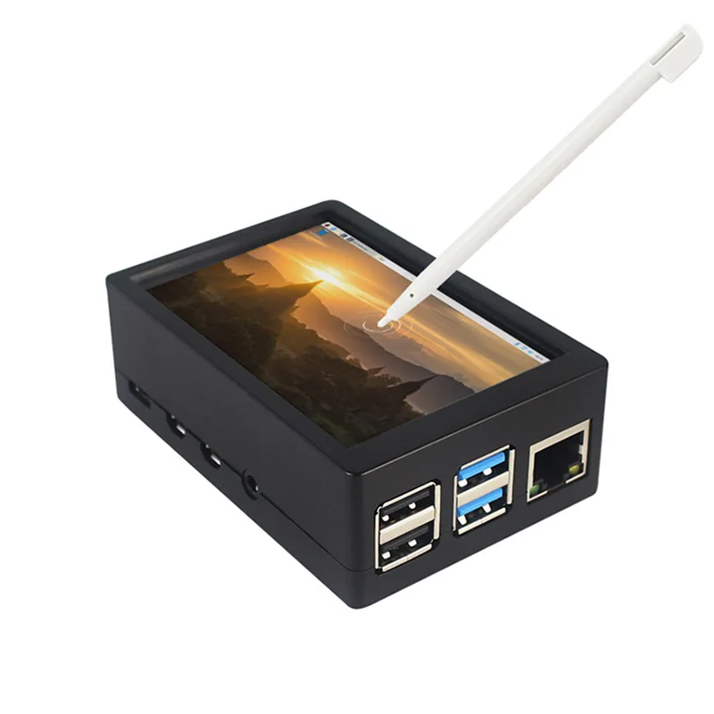 Сменная Крышка для установки вентилятора охлаждения raspberry pi 4 корпуса с 3 5 сенсорным экраном