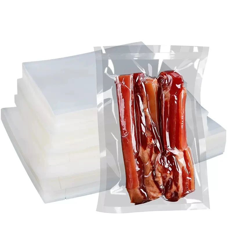 Vacuum Bags Nylon Plastic Food Packing Vacuum Bags For Sausages Meat Storage