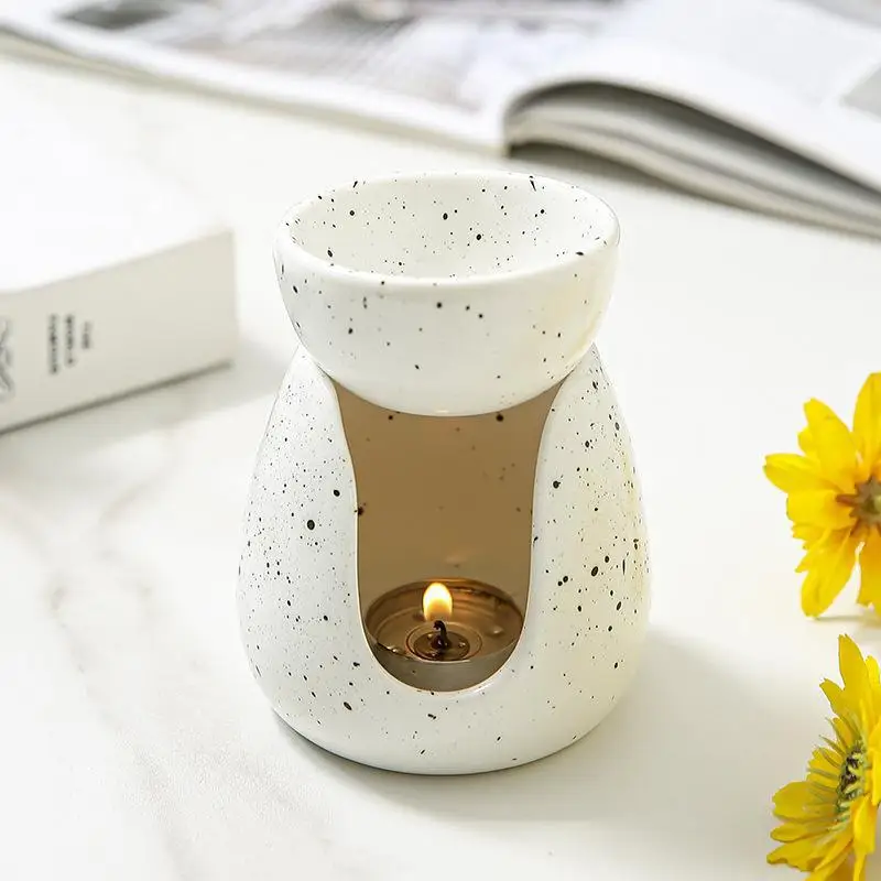 Unique Oil Burners Essential Oil Furnace Household Romantic Burner Melt Wax Warmer Diffuser Home Decor Small Candle Oil Burner