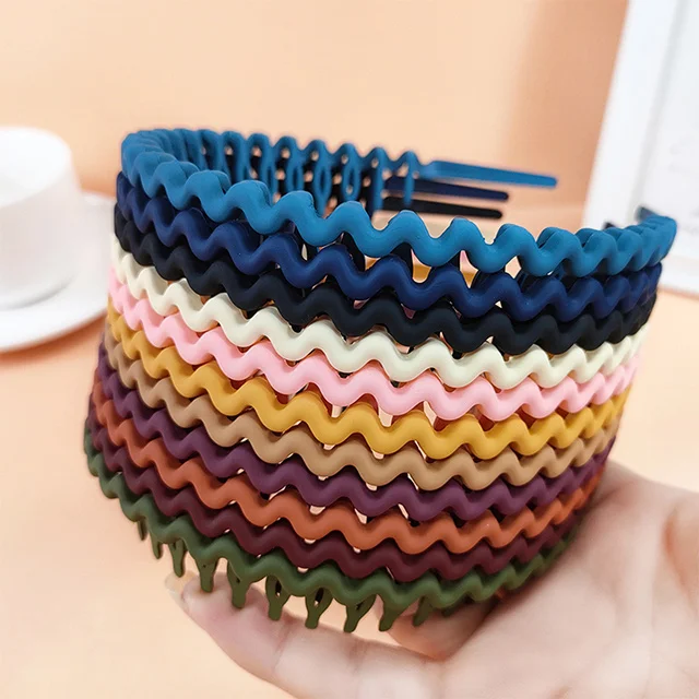 Wavy Toothed Fashion Hair Hoops  Acetate Acrylic Headbands Beautiful Hair Accessories for Women