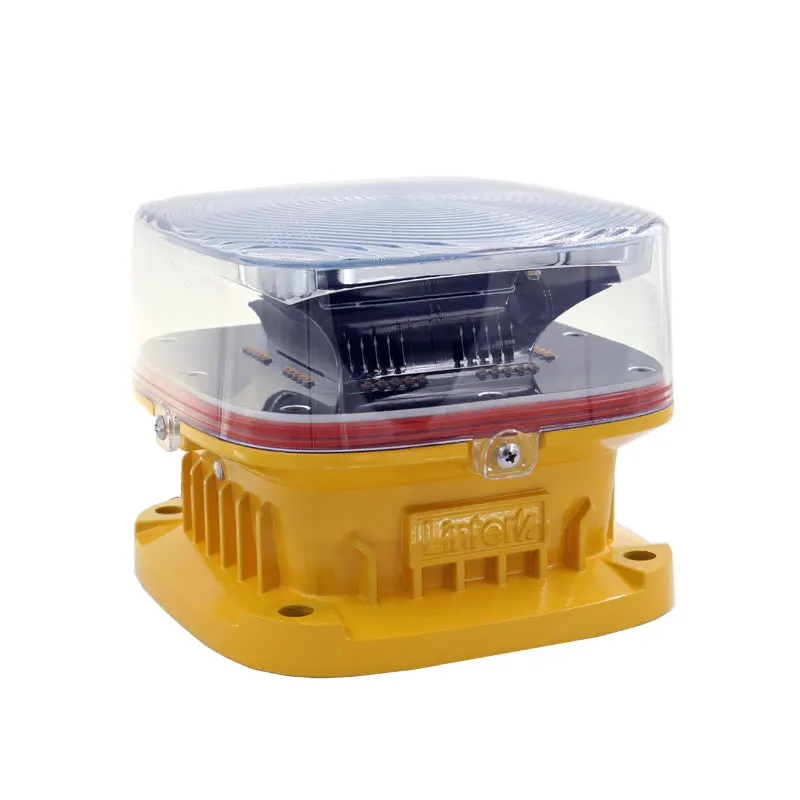 ICAO FAA Marine Heliport Helipad Airport Runway Aircraft Solar Powered Navigation Obstacle Aviation Warning Light