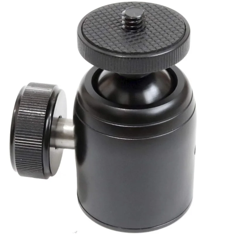 Aluminum Alloy Mount 360 Degree Swivel DV Camera Mini Tripod Ball Head For Camera Tripod Monopod Flash
