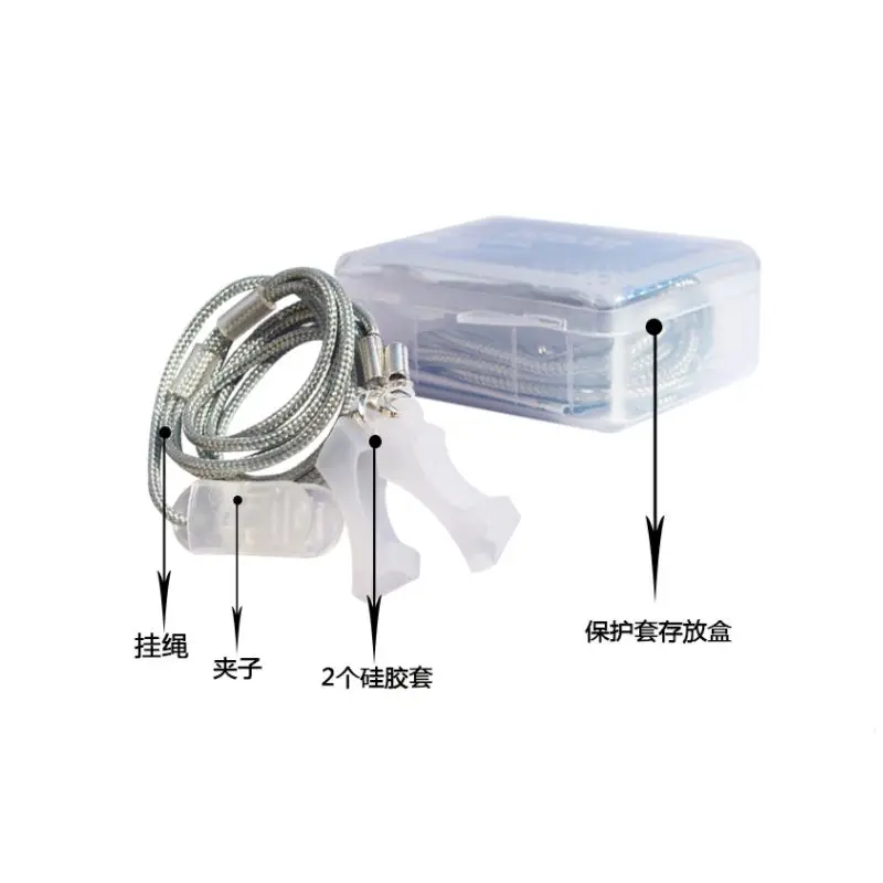 Soundlink Hearing Aid Anti-lost Lanyard Protective Rope Clips for CIC ITE ITC Customized Hearing Aids