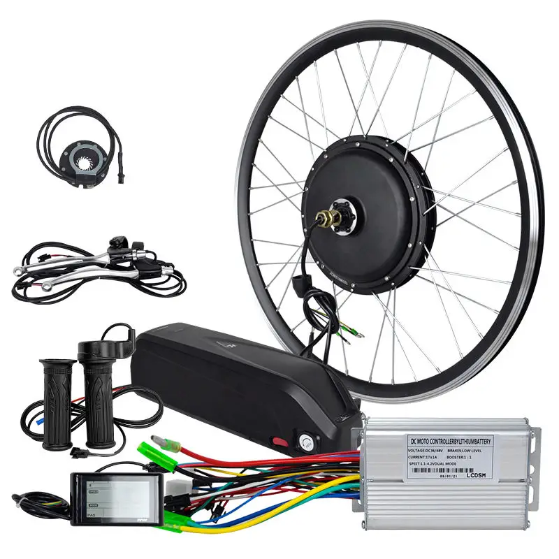 Professional supplier 48v 1000w electric bike conversion kit with optional lithium battery