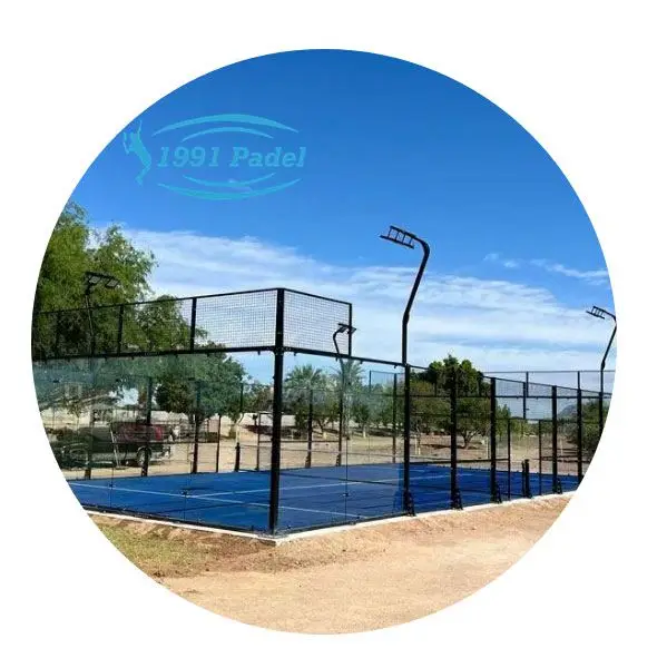 paddle court supplier buy panoramic padel court cancha de padel company Outdoor Padel Tennis Court Supplier