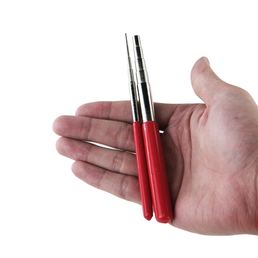 Wire Looping Wrapping Step Mandel Steel Round Bead Working Loop Jump Ring Metal Jewelry Forming Tool with 2pcs and 10 Sizes