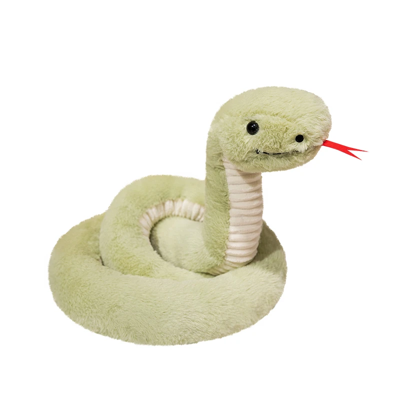 Factory wholesale snake plush toy simulated reptile boa cobra Easter snake prank gift for children