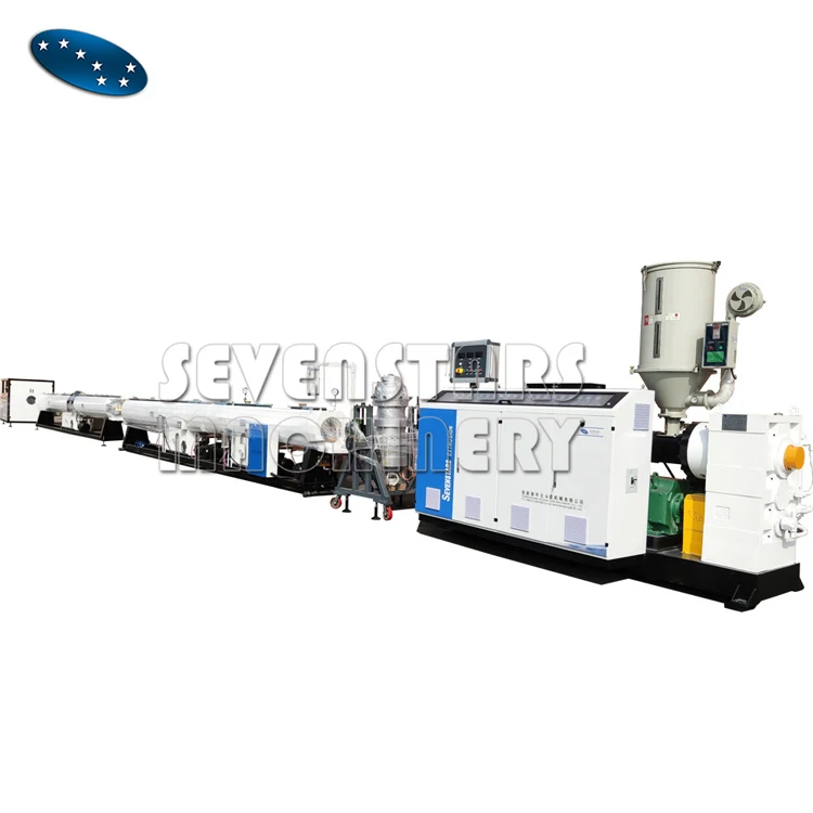plastic pe hdpe water pipe making extrusion machine line for sale
