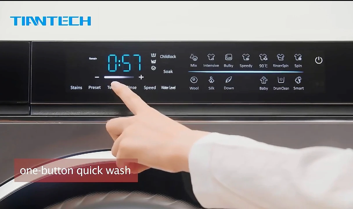 13kg Washer and Dryer Combo Front-Load Washing Machine for Home