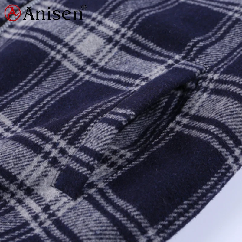 Stock Lots Winter 2020 Custom Cheap Outdoor Men Plaid Hoodies Flannel Fleece Jacket