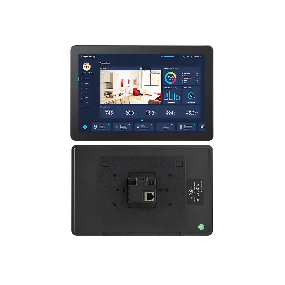 Настенное крепление 10 1 дюймов сенсорный 4-ядерный 4 ГБ Wi-Fi POE NFC голосовой помощник умный дом бизнес Android планшет управление домашней автоматизацией