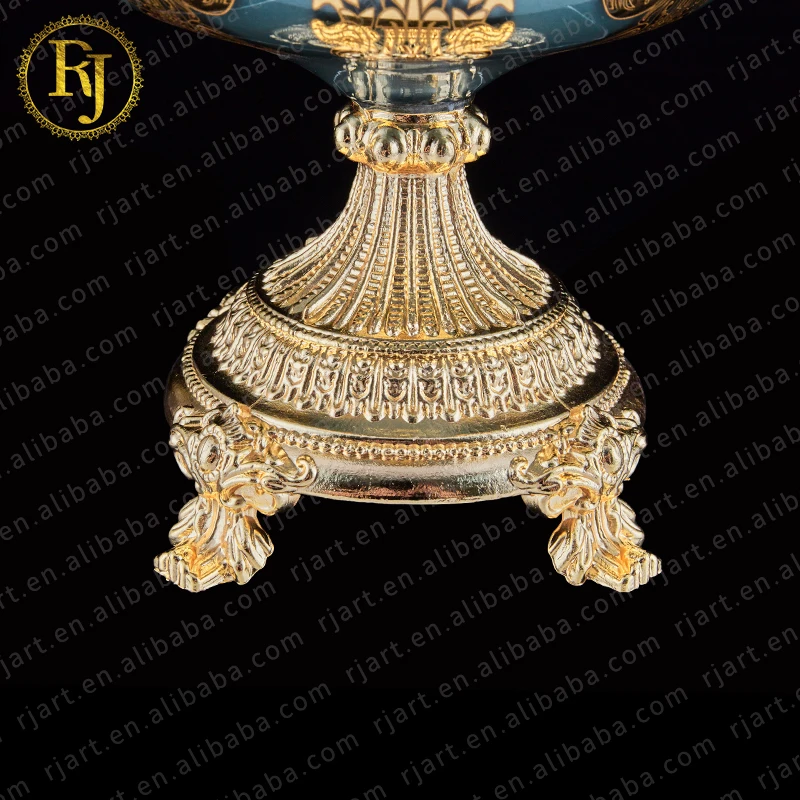 Household Luxury Islam Uzbek Skidki Bagima Crystal Glass Dinner Set Idishlar Chinni Posuda Footed Bowl Bohemia Plate