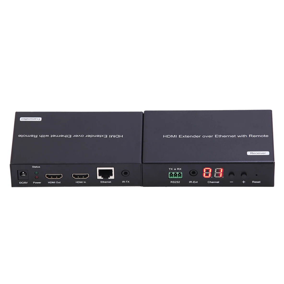 Hot Sale 120m HDMI POE Extender Over IP, Support LPCM Audio Format, Wide-band IR Control