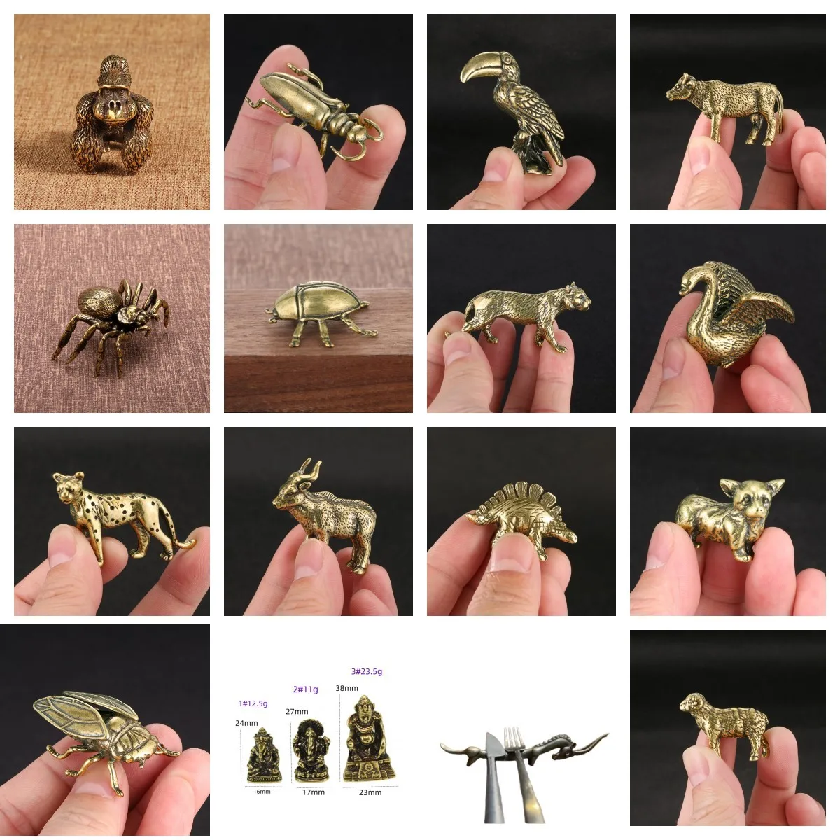 Antique copper made old frog bronze ornaments toad decoration brass cast ornament