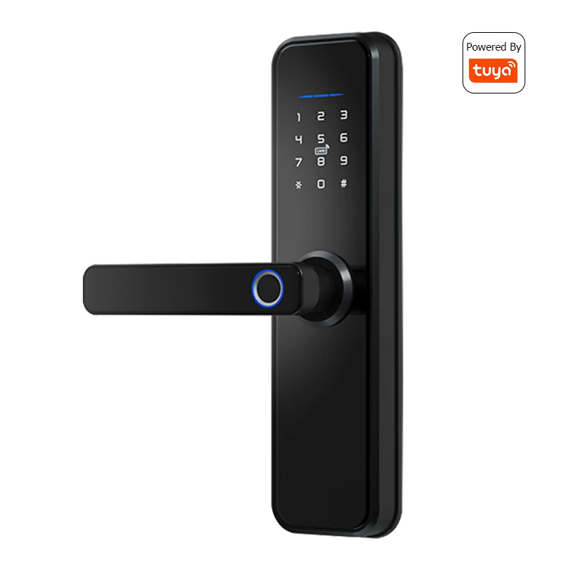 
Fingerprint Tuya Wifi Safe Smart Home Keyless Combination Smart Door Lock 