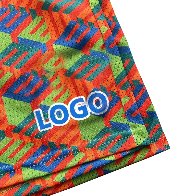 Custom Color Wholesale Cargo Mesh Shorts Mens Cropped Fit Jogger Casual Shorts Sweatpants Summer Beach Compression Mesh Shorts