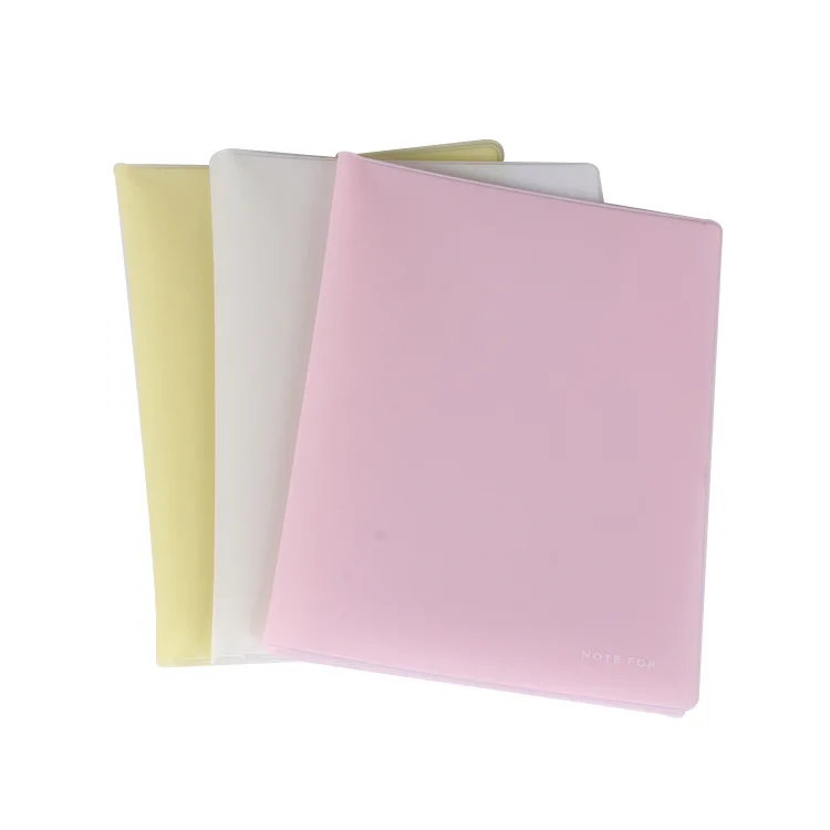 
High quality custom thickness colorful pvc clear book binding cover Smooth Surface Sheet B6 A6 A5 A4 Soft colorful plastic 