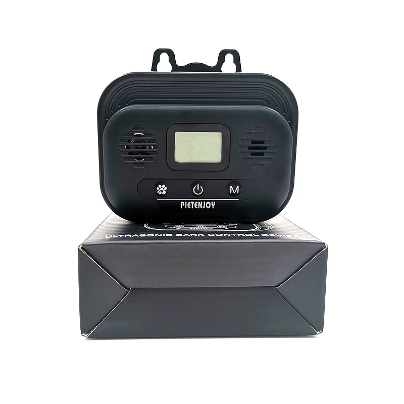
Adjustable Anti Bark Device Dog Training Repeller LCD Display Ultrasonic Dog Bark Deterrent Waterproof Pet Training Up to 15M 
