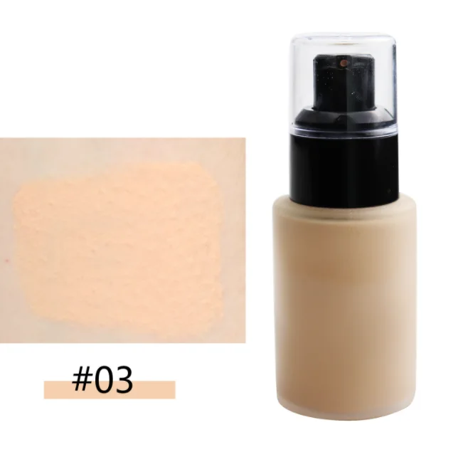 Concealer Face Makeup Liquid Foundation Natural Free Sample OEM Long Lasting Waterproof Private LOGO Female Facial Foundation