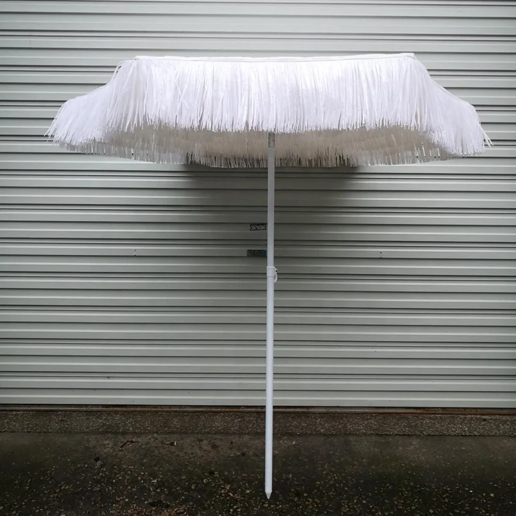 Outdoor 180CM Round Beach Hawaii Umbrella Reverse Hula Straw Tiki Thatched Umbrella
