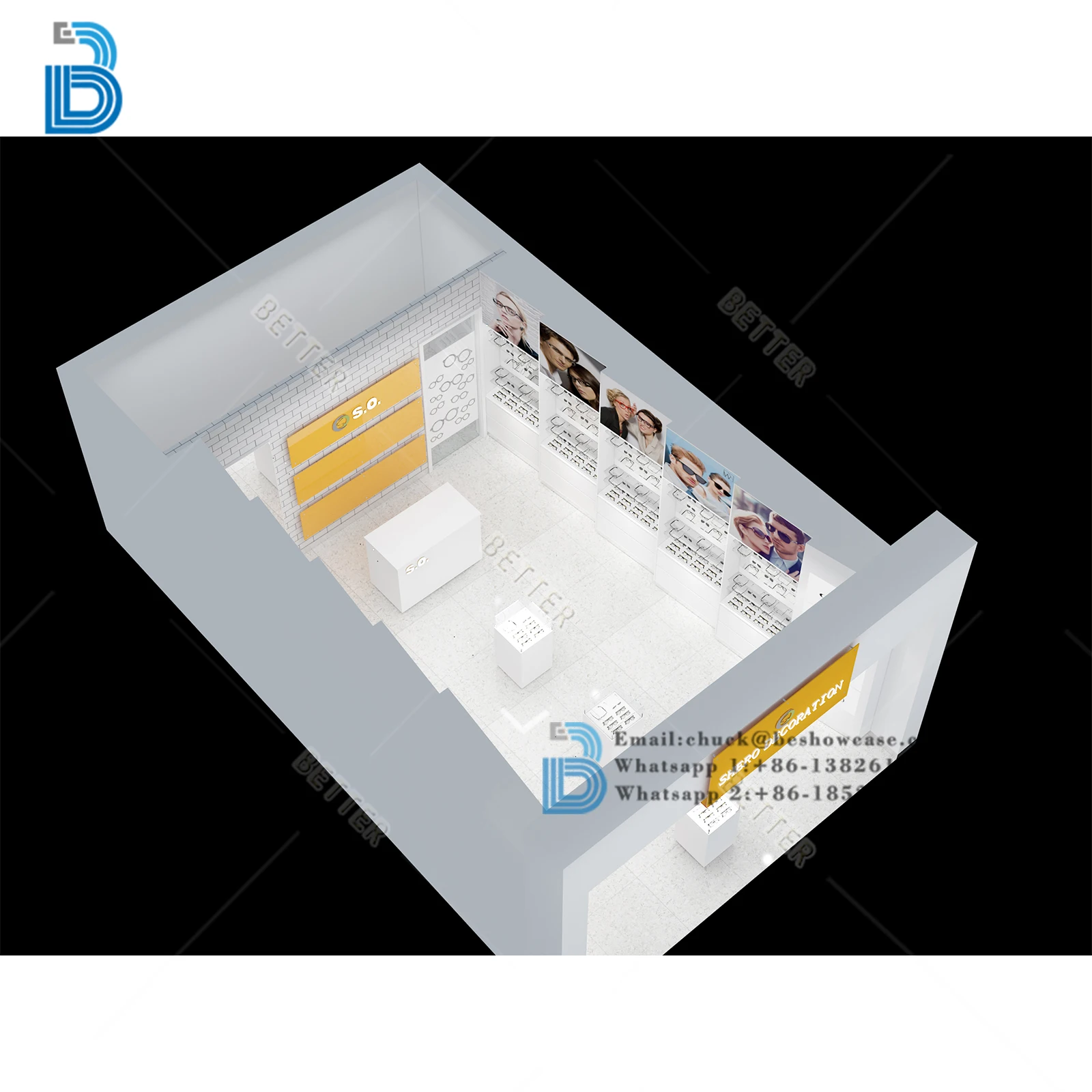 Eyeglass frame sunglasses stand eyeglass display eyewear frame optical glasses case optical store showcase