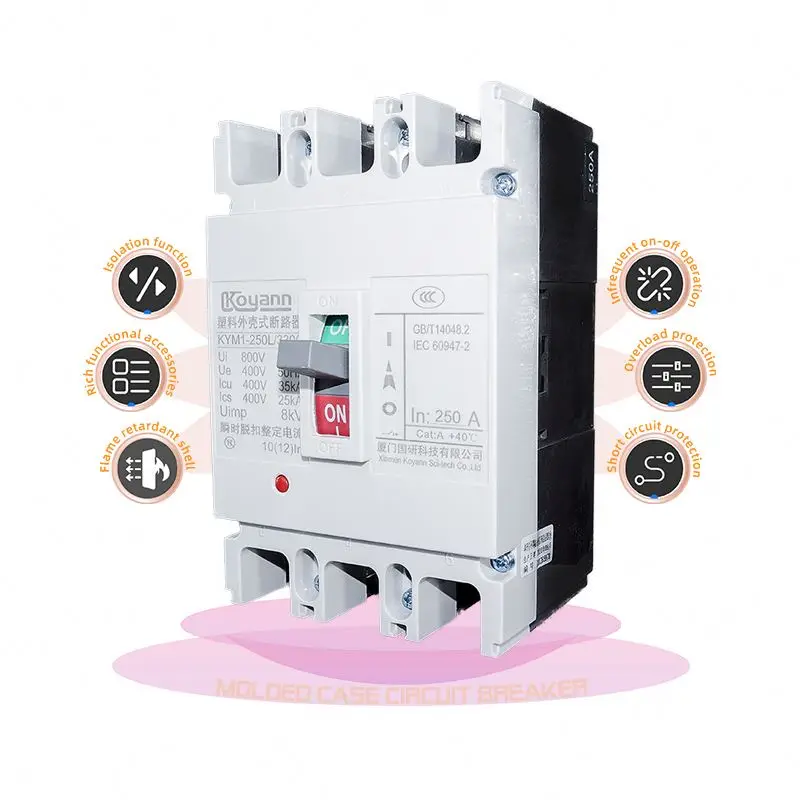 Molded Case Circuit Breaker Mccb Circuit Breaker 200A 3 Pole Mccb 630Amp Mccb With Good Quality