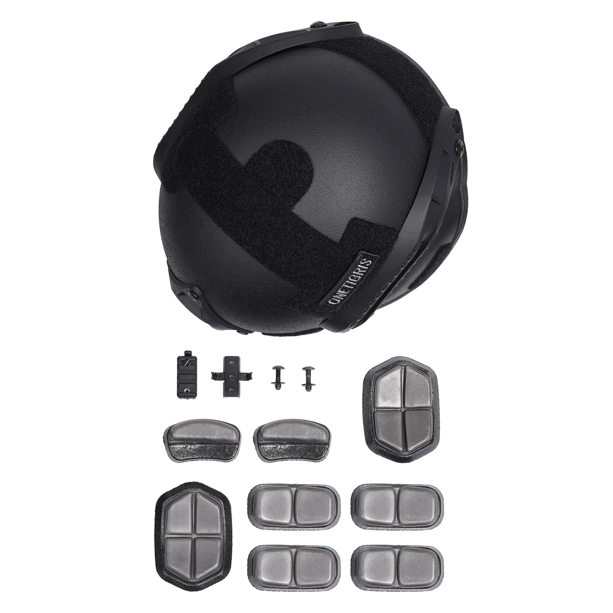 OneTigris FAST MICH Helmet Black Custom Protective Tactical Equipment Combat Training Protection Tactical Helmet