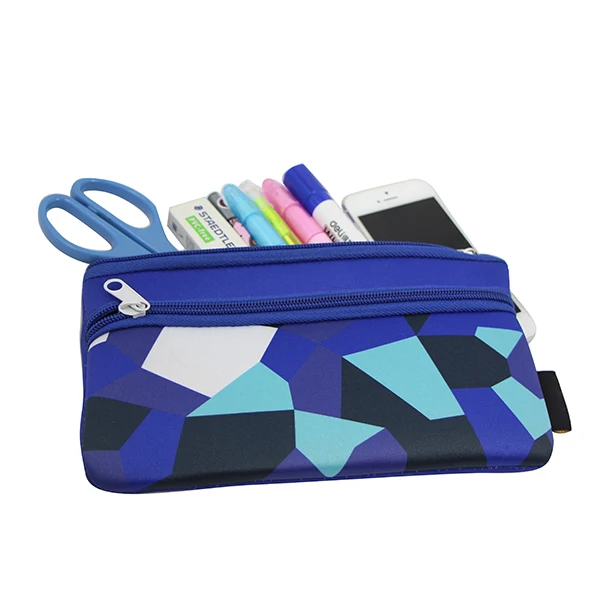 Wholesale Custom Cute neoprene printing pencil case
