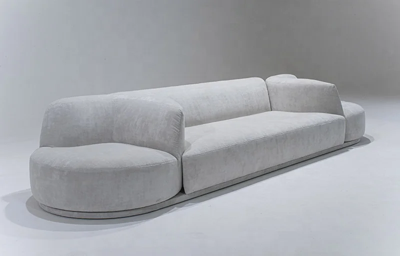 Italian creative paradise sofa multifunctional fabric upholstery modular sofa with swivel armchairs for living room