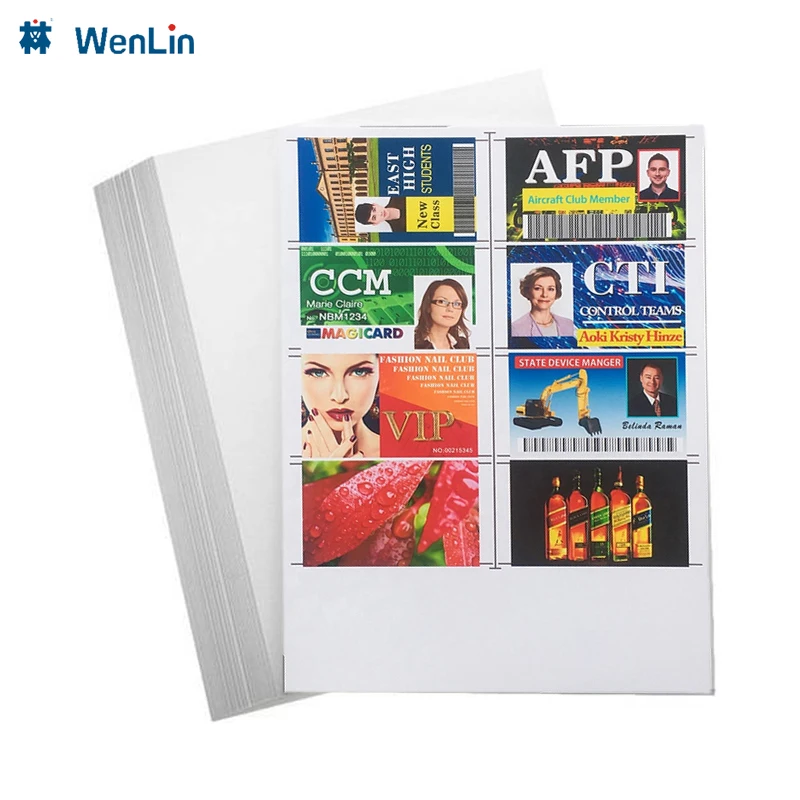 A3 A4 size  inkjet / Laser/Digital PVC Printing Sheet for pvc card making