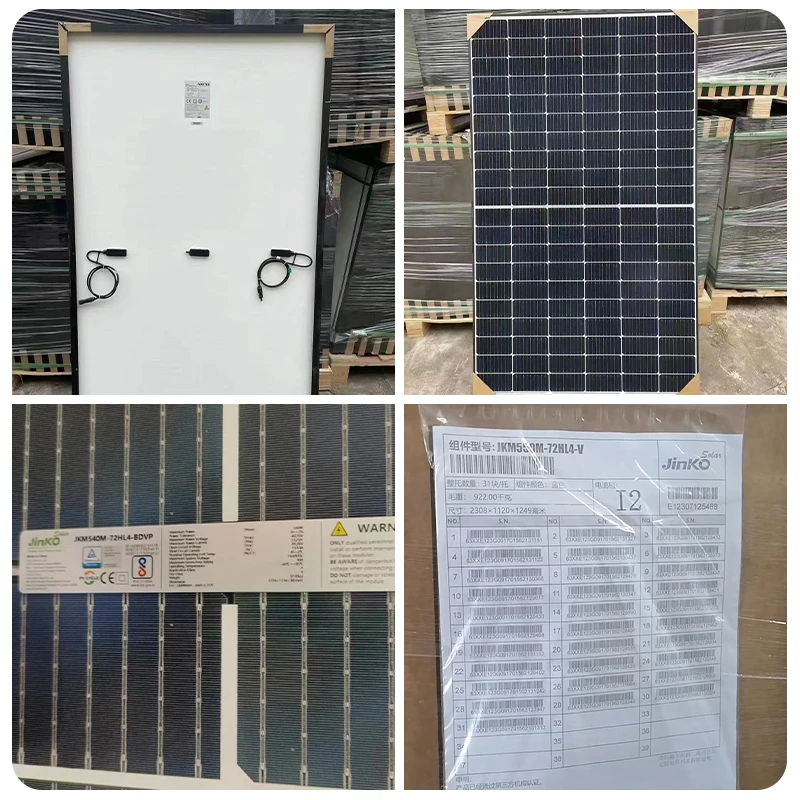 Jinko Solar N-Type Panneau Solaire Photovoltaque Pannelli 590W 585W 570W 575W 580 Watts Solarie Placa Solar Panel Bifacial