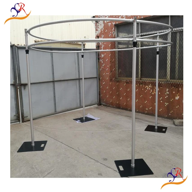 Used  pipe drape backdrop circle