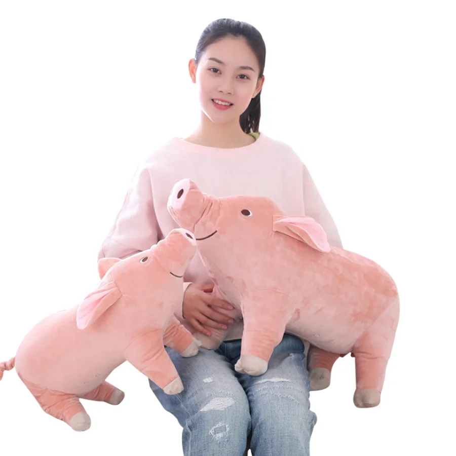 
Wholesale customized plush toy plushies anime simulation pig kawaii pink pig toy kids toys pig plush pillow 